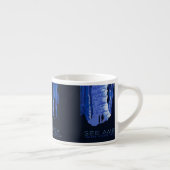 キャビングトラベルカバーンヴィンテージ旅行ポスター エスプレッソカップ (右)