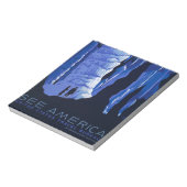 キャビングトラベルカバーンヴィンテージ旅行ポスター ノートパッド (回転)