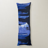 キャビングトラベルカバーンヴィンテージ旅行ポスター ボディピロー (裏面 (縦))