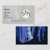 キャビングトラベルカバーンヴィンテージ旅行ポスター 名刺 (正面/裏面)