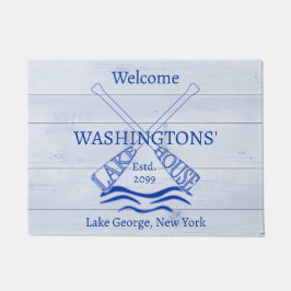 キャビンコテージレイクハウスドアマットドアマットラグ ドアマット