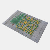キャビンスイートキャビン素朴カントリー ドアマット (アングル)