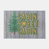 キャビンスイートキャビン素朴カントリー ドアマット (正面)