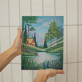 キャビンバイザストリームカントリーリビングスモール ポスター