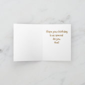 キャビンバイザレイク誕生日カード カード (内部)