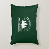 キャビンファミリーネームフォレストグリーン アクセントクッション (正面(垂直))