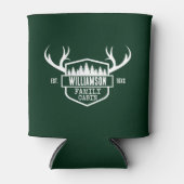 キャビンファミリーネームフォレストグリーン 缶クーラー (正面)