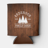 キャビンファミリーネーム素朴ウッドフォレスト 缶クーラー (正面)