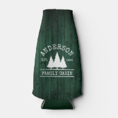 キャビンファミリーネーム素朴グリーンウッドフォレスト ボトルクーラー (正面)