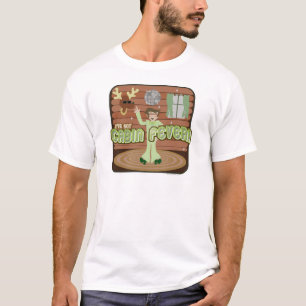 キャビンフィーバーおもしろいディスコパーティーイラストレーション Tシャツ