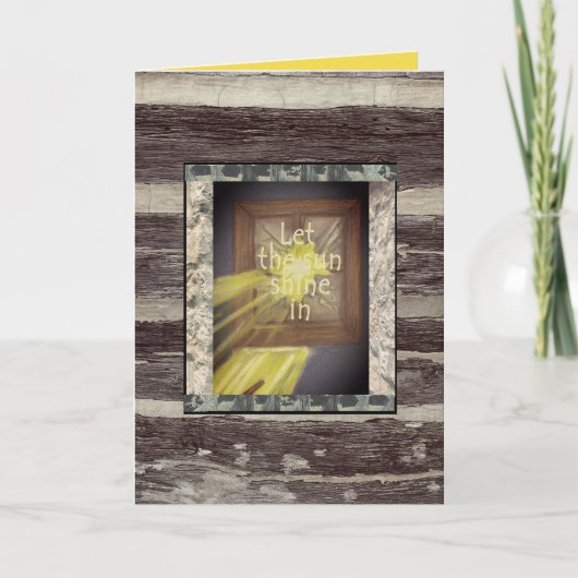 キャビンフィーバー勇気付けられる カード (正面)