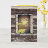 キャビンフィーバー勇気付けられる カード (黄色い花)