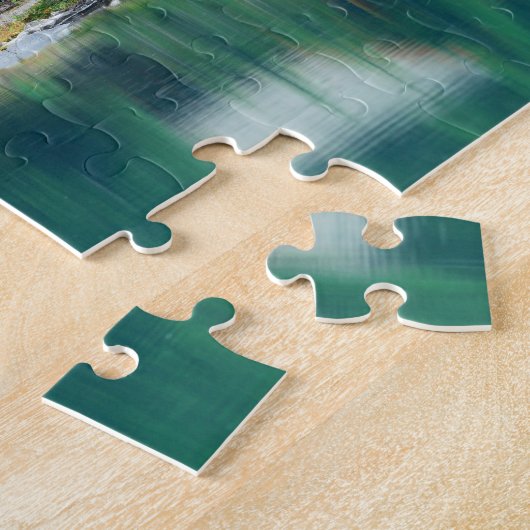 キャビンフォレストウッズバケーションホリデーレイク ジグソーパズル (側面)