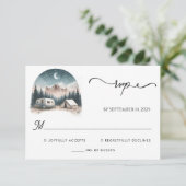 キャビンフォレストウッドスカイツリーファイアーキャンピング結婚ズ 出欠カード (スタンド正面)