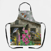 キャビンフラワーガーデン エプロン (正面)