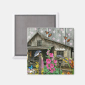 キャビンフラワーガーデン マグネット (正面/裏面)