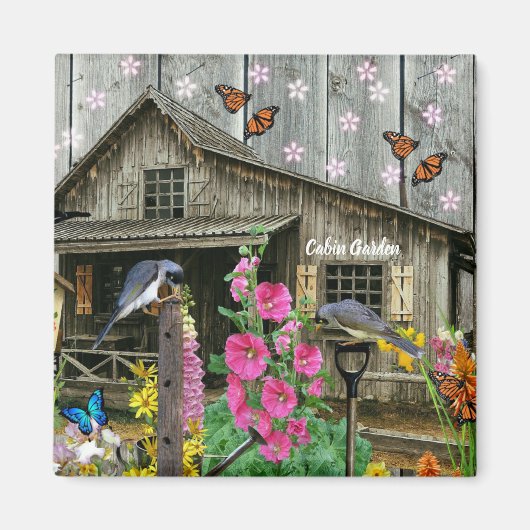 キャビンフラワーガーデン マグネット (正面)