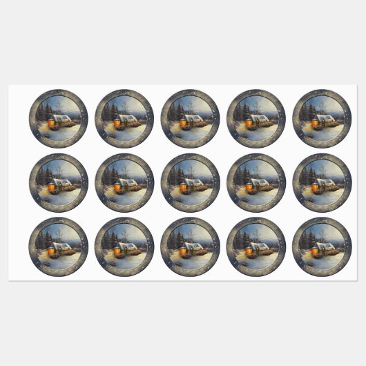 キャビンホームインウィンター ラベル (シート)