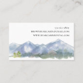 キャビンマウンテンホームバケーションレンタル名刺 名刺 (裏面)