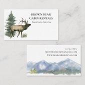 キャビンマウンテンホームバケーションレンタル名刺 名刺 (正面/裏面)