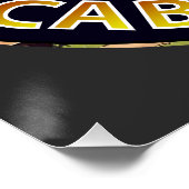 キャビンレンタル標識 ポスター (コーナー)