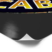 キャビンレンタル標識 ポスター (コーナー)