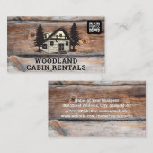 キャビン実在エテート | QRコード名刺 名刺 (正面/裏面)