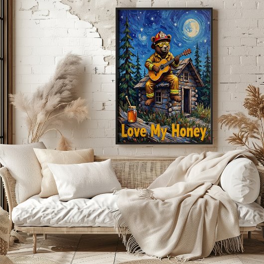 キャビン屋上ラプソディ:クマの夜歌 ポスター