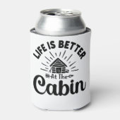 キャビン引用文は人生の方が良おもしろいい 缶クーラー (缶正面)
