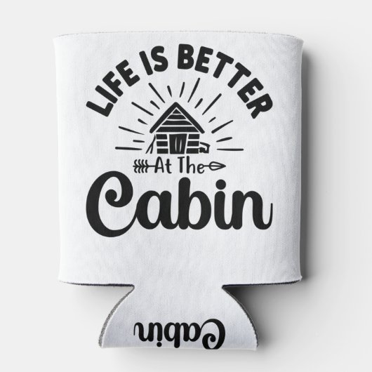 キャビン引用文は人生の方が良おもしろいい 缶クーラー (裏面)