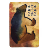 キャビン甘いキャビン・クルーズ船アラスカベア マグネット (縦)