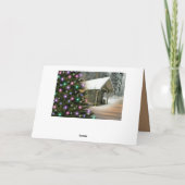 キャビン素朴クリスマス シーズンカード (裏面)