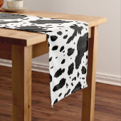 キャビン素朴コウィドプリントコージーファームハウス ロングテーブルランナー (インサイチュ)