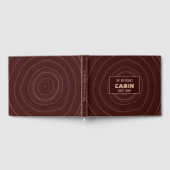 キャビン素朴バケーションホームレンタルダークツリーリングや輪 ゲストブック (全面)