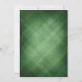 キャビン素朴バースデーパーティーの招待 招待状 (裏面)