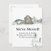 キャビン素朴マウンテン引っ越しました |お知らせ  案内ポストカード (正面/裏面)