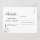 キャビン素朴マウンテン引っ越しました |お知らせ  案内ポストカード (裏面)