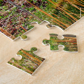 キャビン素朴春マウンテンランチネバダポスターP ジグソーパズル (側面)