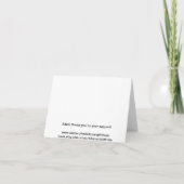 キャビン・イン・ザ・ウッズ – サンキューカード (裏面)