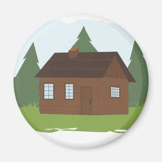 キャビン・イン・ザ・ツリーズ マグネット (正面)