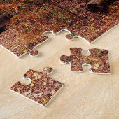 キャビン・イン・ザ・秋・カラー・ウッズ ジグソーパズル (側面)