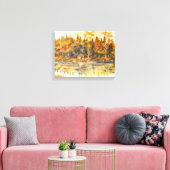 キャビン・オン・ザ・レイク キャンバスプリント (インサイチュ (リビング))