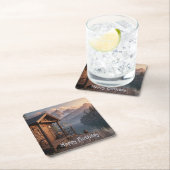 キャビン・オン・ザ・レイク スクエアペーパーコースター (インサイチュ)