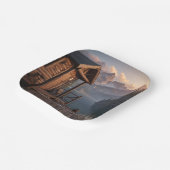 キャビン・オン・ザ・レイク ペーパープレート (傾斜あり)