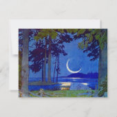 キャビン コテージ ゲットアウェイ ご招待 簡単にカスタマイズできます！ 招待状 (裏面)