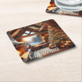 キャビン・コースター | シーン11 スクエアペーパーコースター (アングル)