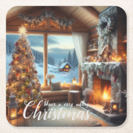 キャビン・コースター | シーン12 スクエアペーパーコースター