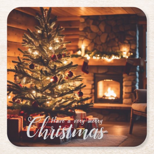 キャビン・コースター | シーン4 スクエアペーパーコースター (正面)