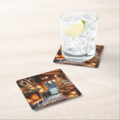 キャビン・コースター | シーン6 スクエアペーパーコースター (インサイチュ)