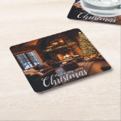 キャビン・コースター | シーン7 スクエアペーパーコースター (アングル)